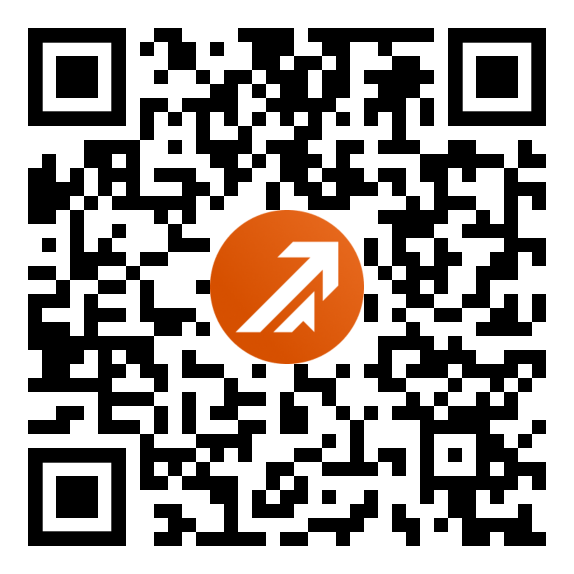 Scan QR code to download Arrow app